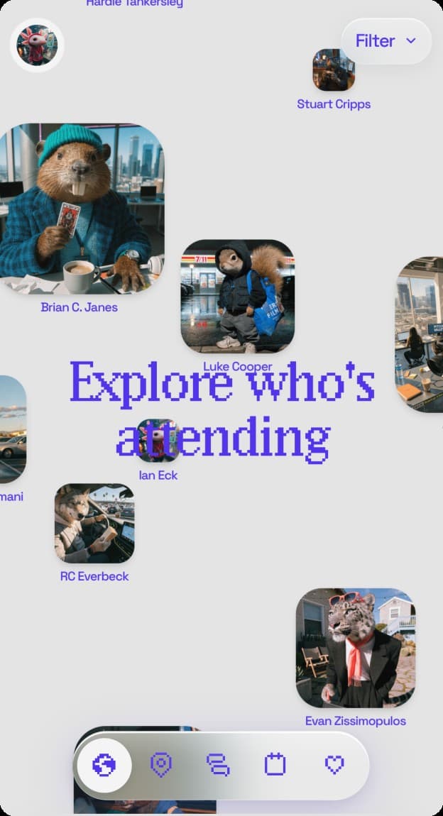 Discover screen
